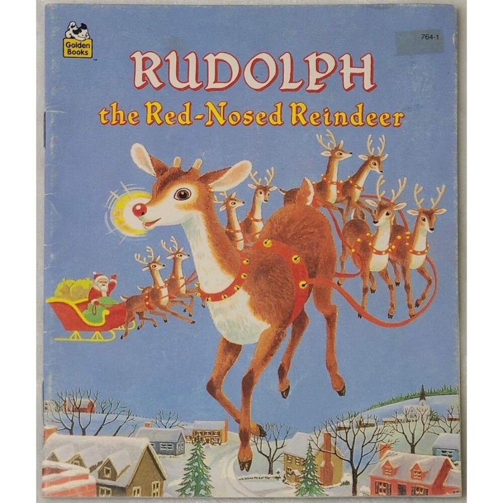 Rudolph The Red Nosed Reindeer Barbara Shook Hazen 1985 Golden Book Special PB